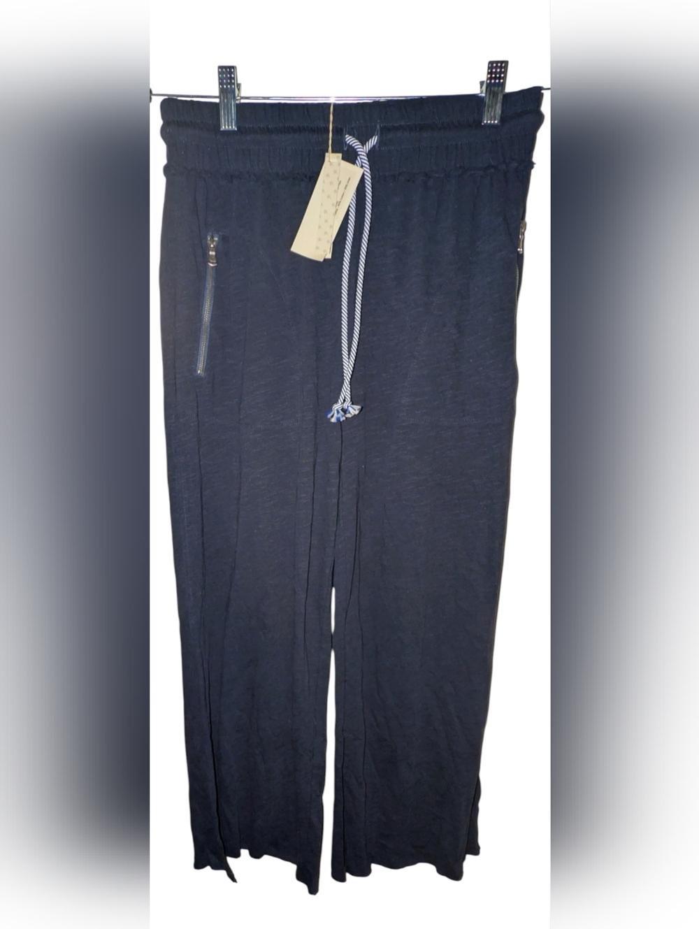 NWT Grey State Boardwalk Crop Pant Marine Blue 1 Small